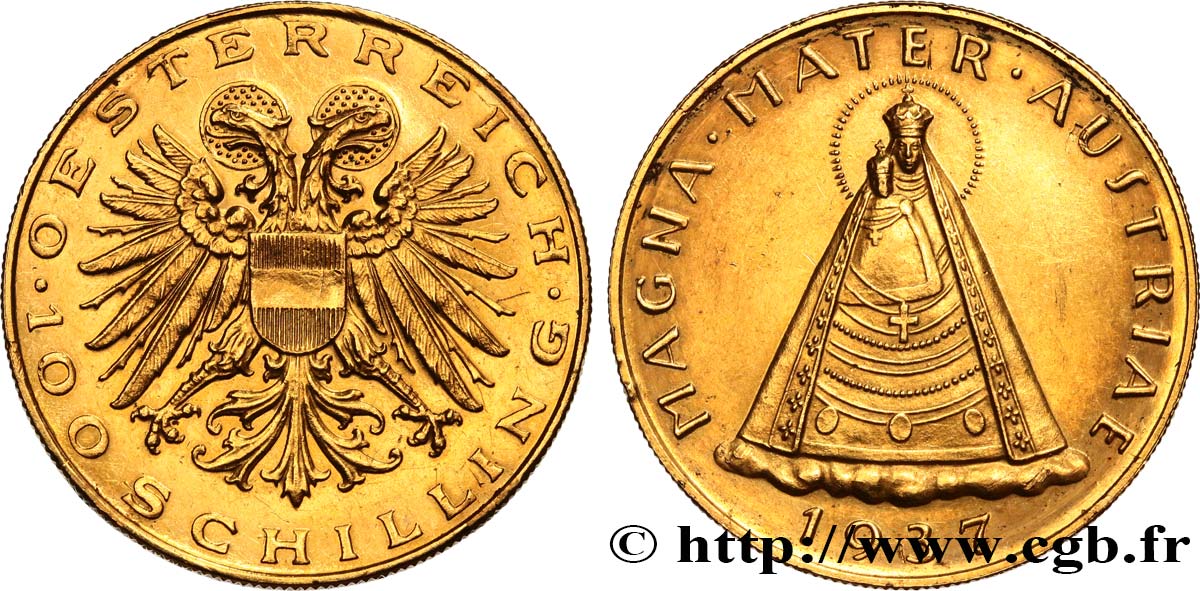AUSTRIA - REPUBLIC 100 Schilling 1937 Vienne AU 