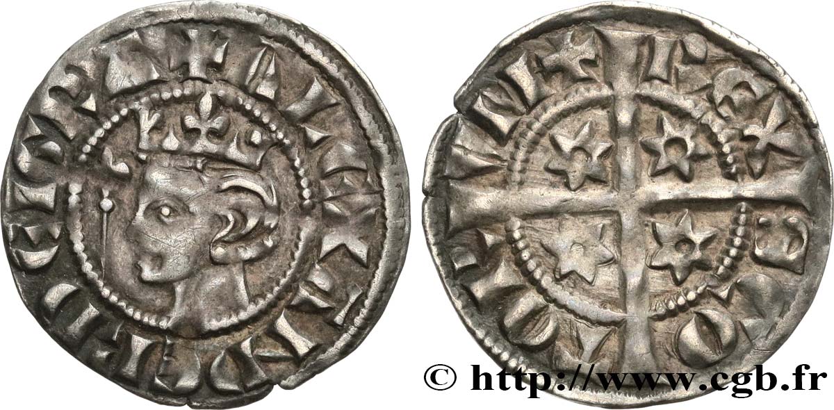 SCOTLAND - KINGDOM OF SCOTLAND - ALEXANDER III Penny n.d. Édimbourg AU 