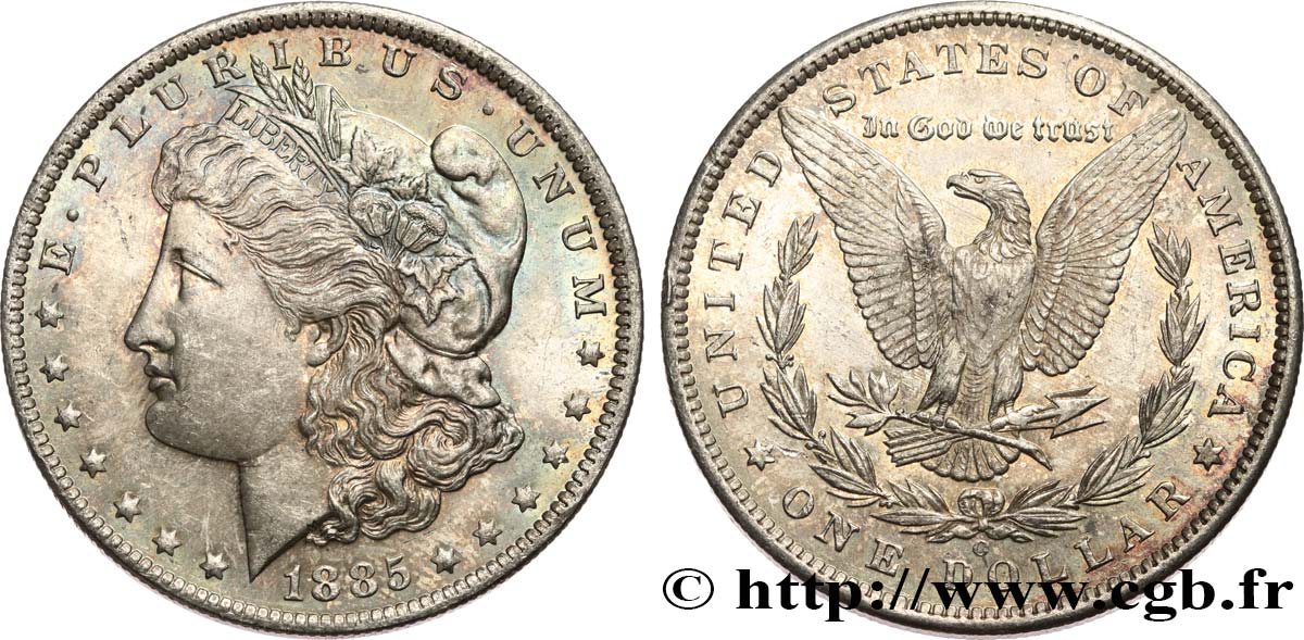 VEREINIGTE STAATEN VON AMERIKA 1 Dollar Morgan 1885 Nouvelle-Orléans VZ/fST 
