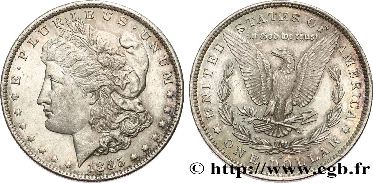 STATI UNITI D AMERICA 1 Dollar Morgan 1885 Nouvelle-Orléans MS 