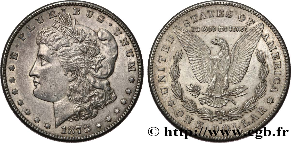 ÉTATS-UNIS D AMÉRIQUE 1 Dollar type Morgan 1878 San Francisco - S SUP 