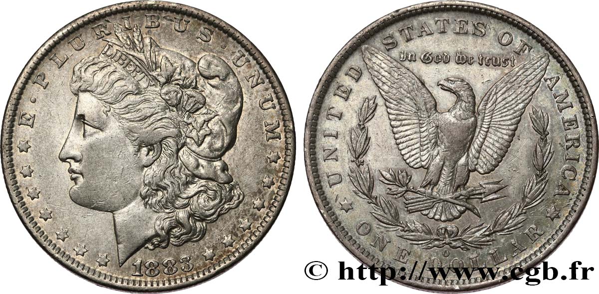 ÉTATS-UNIS D AMÉRIQUE 1 Dollar type Morgan 1883 Nouvelle-Orléans TTB 