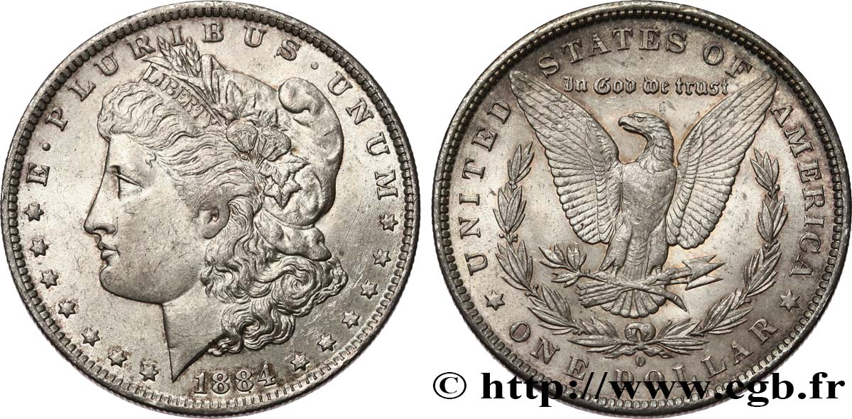 VEREINIGTE STAATEN VON AMERIKA 1 Dollar Morgan 1884 Nouvelle-Orléans fVZ 