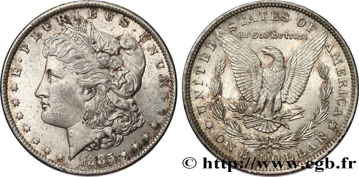 ESTADOS UNIDOS DE AMÉRICA 1 Dollar Morgan 1885 Nouvelle-Orléans EBC 