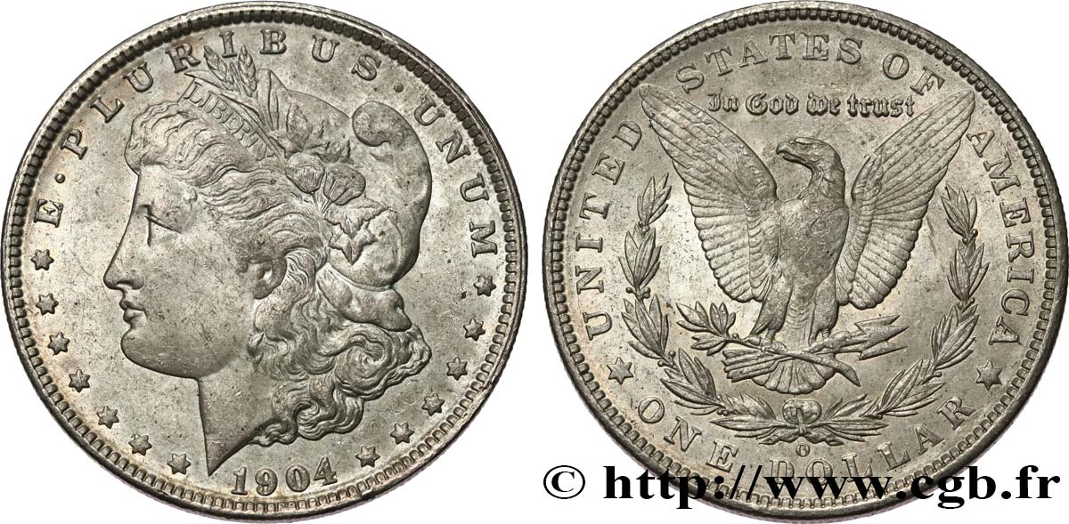UNITED STATES OF AMERICA 1 Dollar Morgan 1904 Nouvelle-Orléans - O AU 