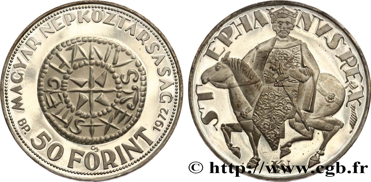 UNGHERIA 50 Forint St Stephan 1972  MS 