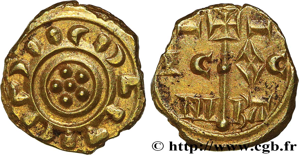 SICILY - KINGDOM OF SICILY - FREDERICK II OF HOHENSTAUFEN Tari d’or n.d. Messine AU/AU 