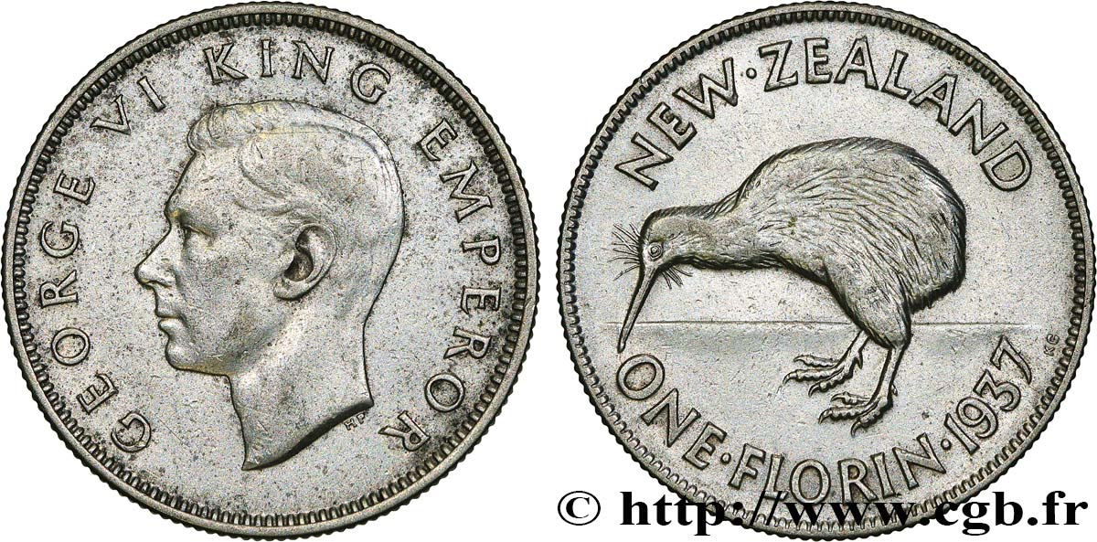 NUEVA ZELANDA
 1 Florin Georges VI 1937  MBC 