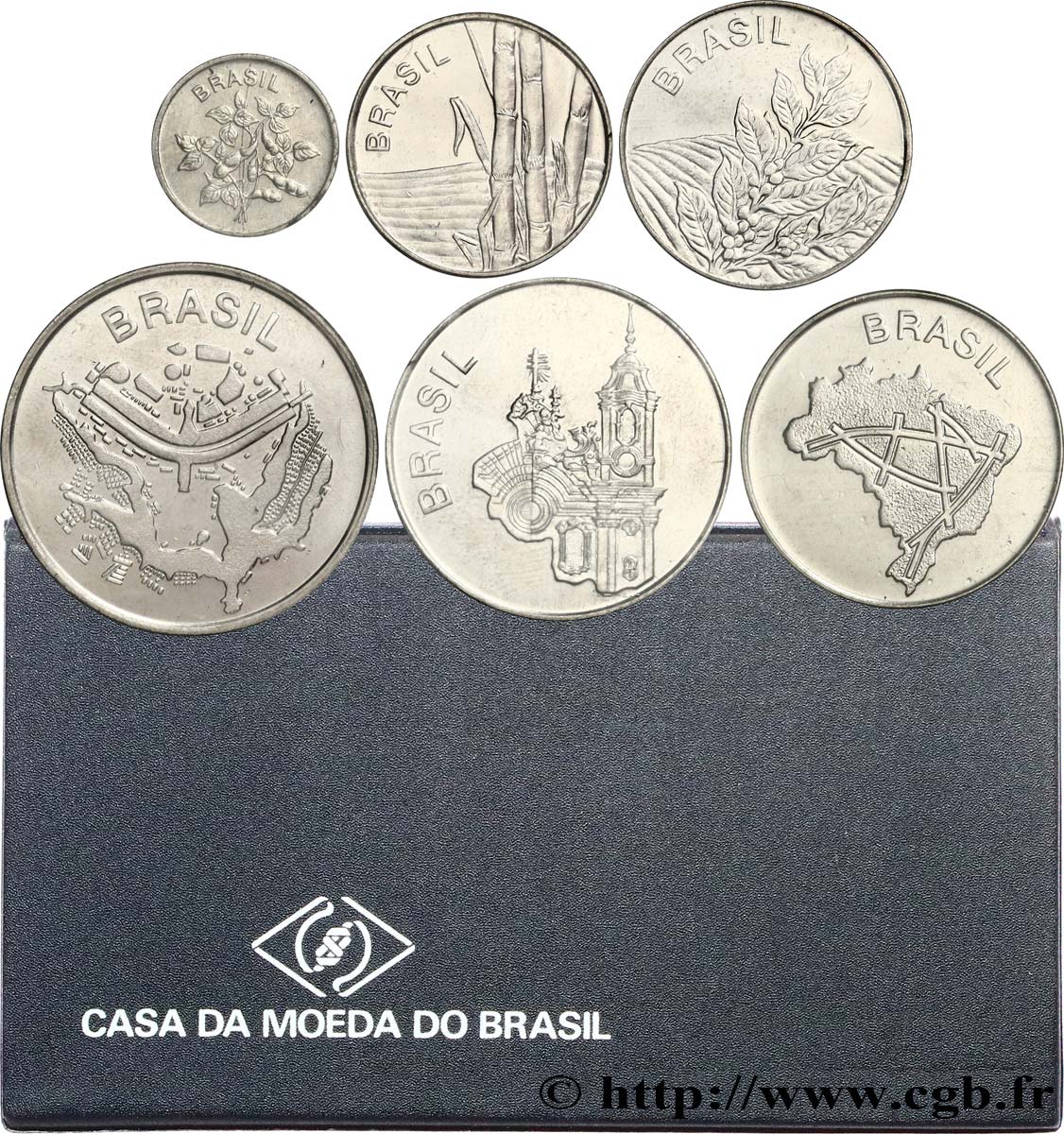 BRAZIL SÉRIE Cruzeiros BRILLANT UNIVERSEL 1981  Brilliant Uncirculated 