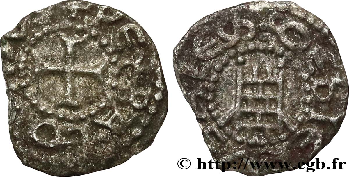 TERRE SAINTE - ROYAUME DE JÉRUSALEM - BAUDOUIN III Obole n.d. Jérusalem TB+ 