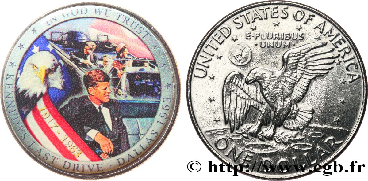 ESTADOS UNIDOS DE AMÉRICA 1 Dollar Eisenhower - Dallas n.d.  MBC 