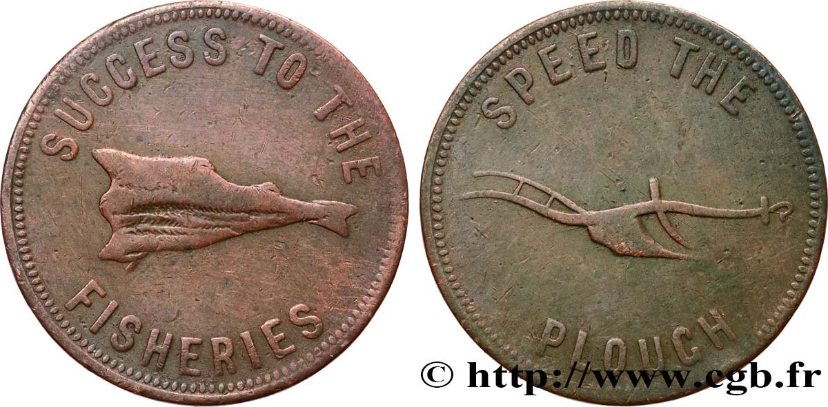 BRITISH TOKENS OR JETTONS Prince Edward Island n.d.  XF 