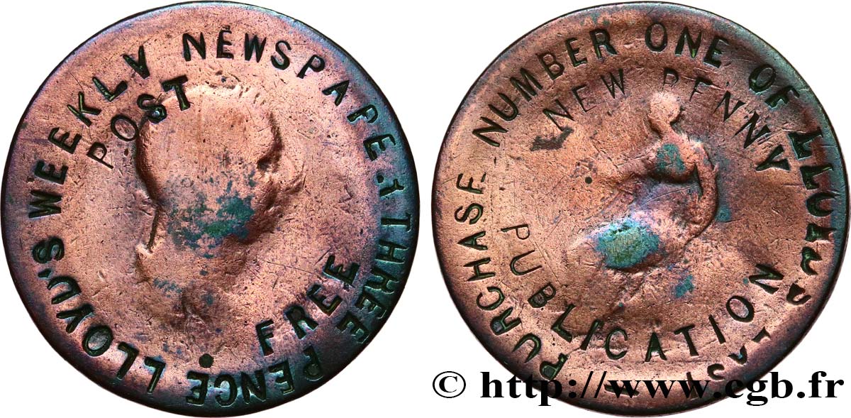 ROYAUME-UNI (TOKENS) 1/2 Penny - Post Free n.d.  TB 