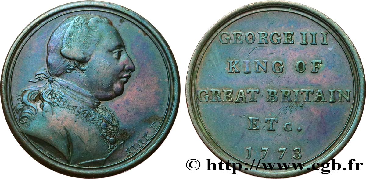 GETTONI BRITANICI 1/2 Penny - George III n.d.  BB 