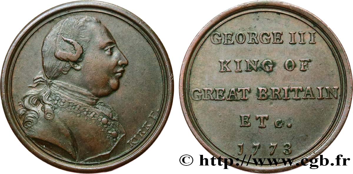 ROYAUME-UNI (TOKENS) 1/2 Penny - George III n.d.  TTB 