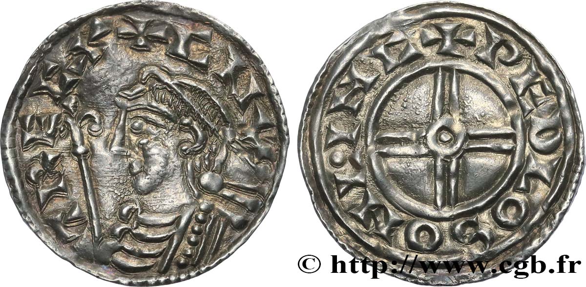 KINGDOM OF ENGLAND - CNUT Penny dit “short cross” n.d. Londres AU 