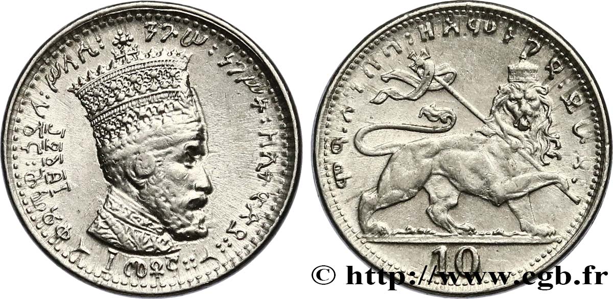 ETIOPIA 10 Matonas Hailé Selassié I EE1923 (1930) Addis-Abeba EBC 