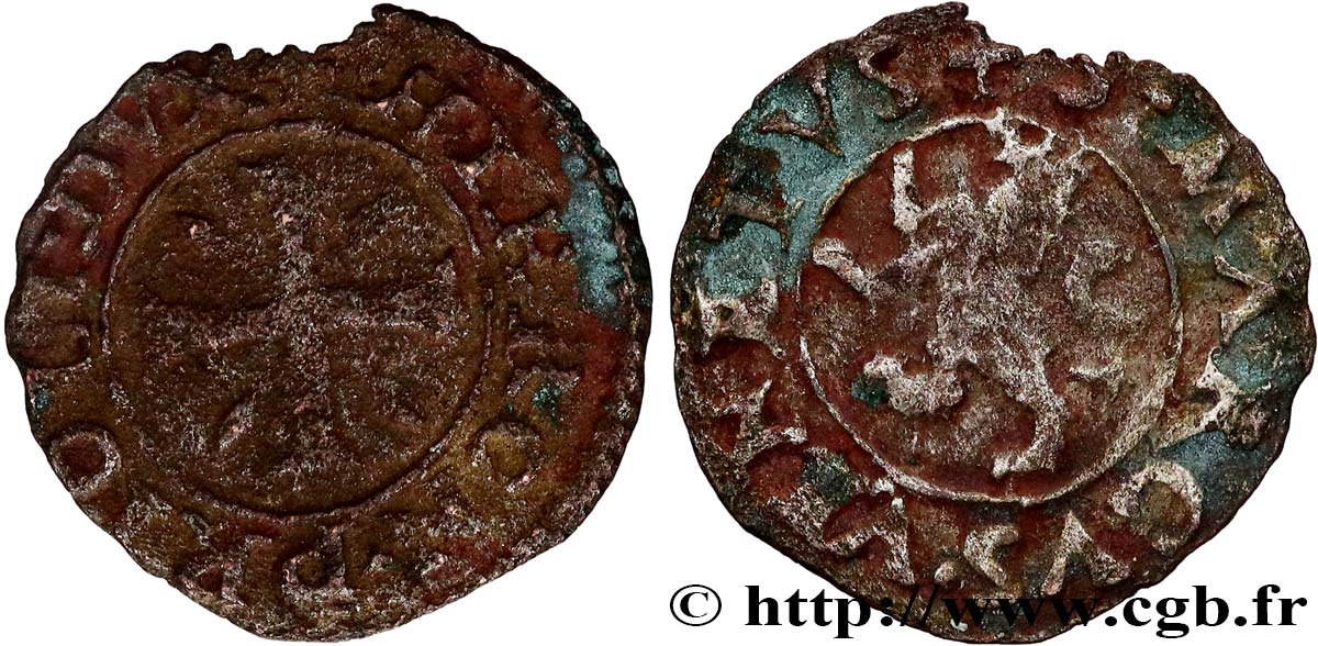 ITALIE - VENISE - JÉRÔME PRIULI (83e doge) Quart de Chypre n.d. Venise TB 