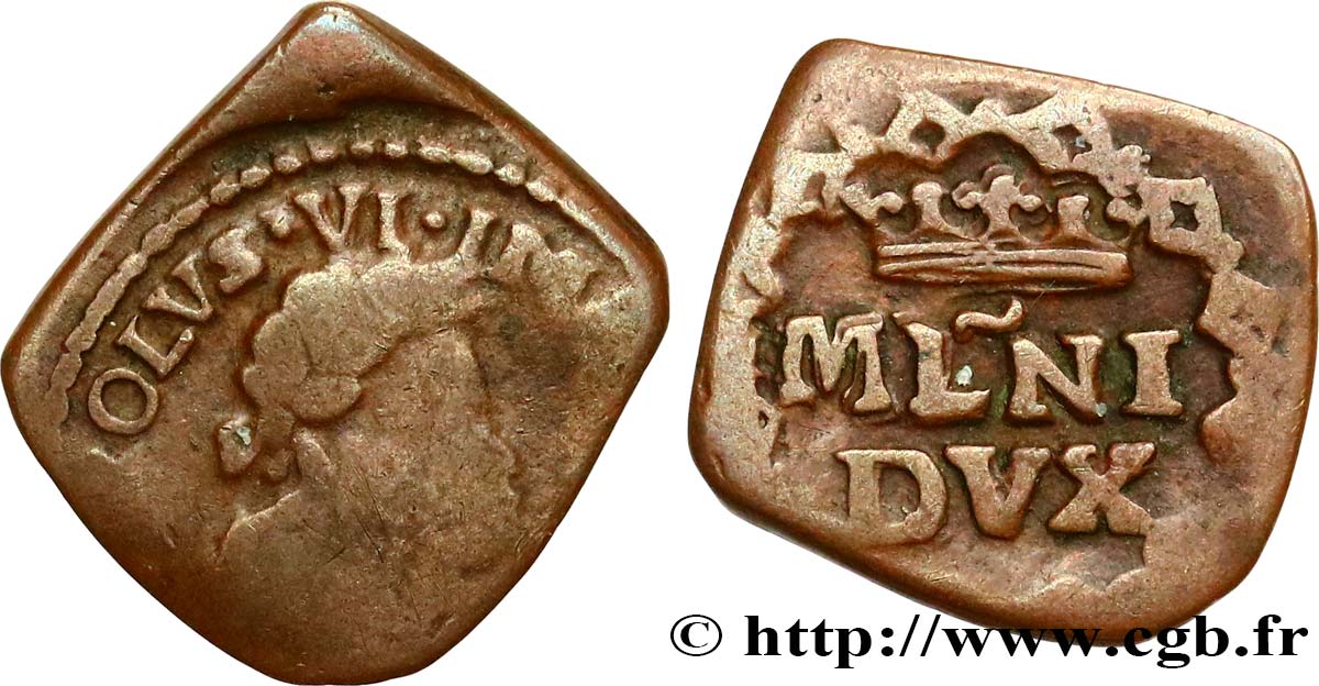 ITALIE - DUCHÉ DE MILAN 1 Quattrino n.d.  B+ 