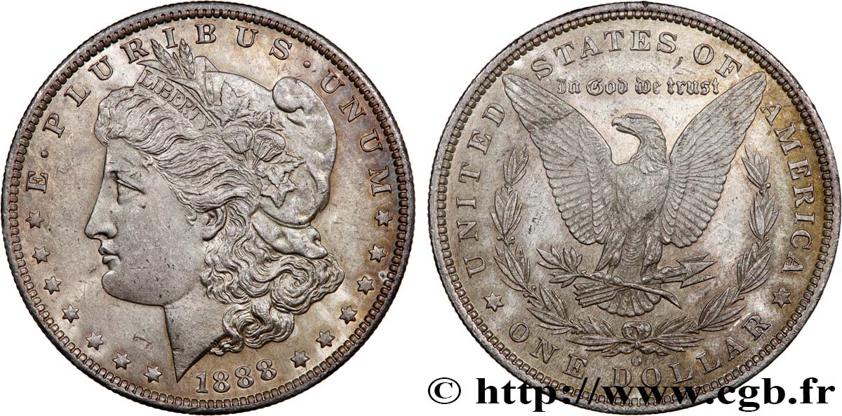 ESTADOS UNIDOS DE AMÉRICA 1 Dollar Morgan 1888 Nouvelle-Orléans EBC 