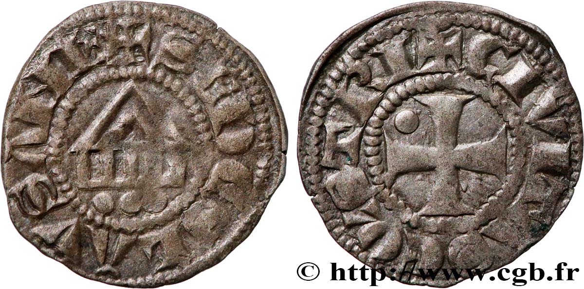 SUISSE - ÉVÊCHÉ DE LAUSANNE Denier n.d. Lausanne TTB 