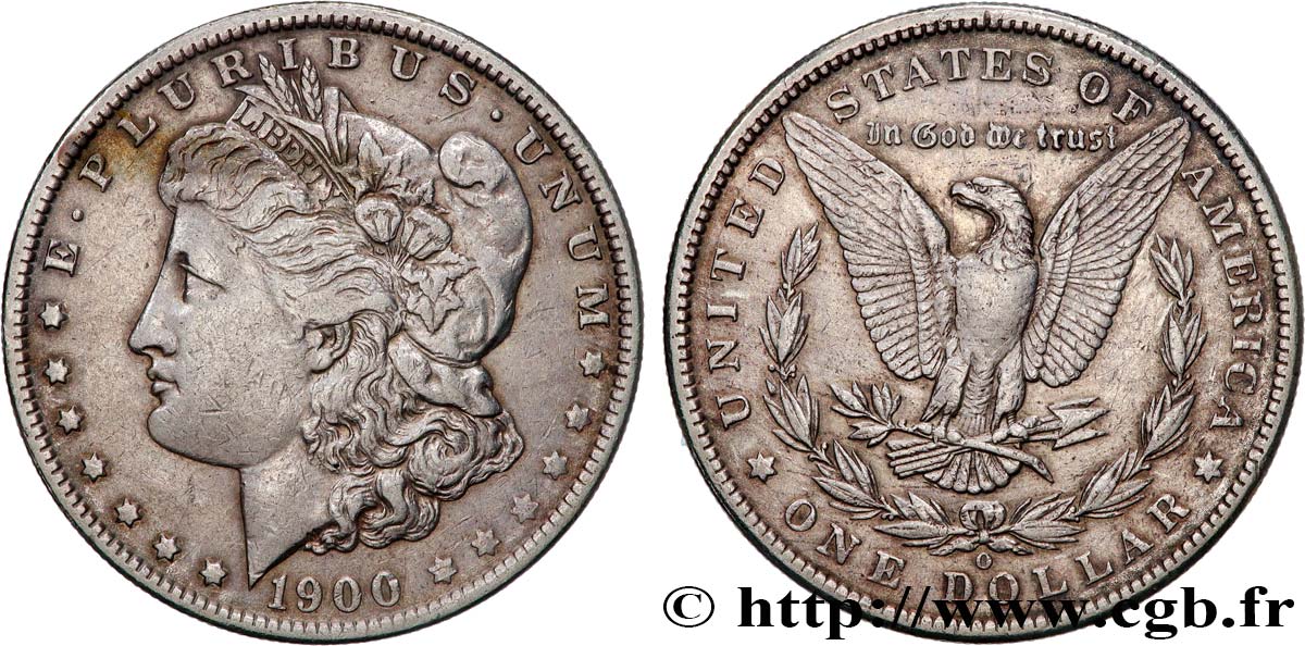 UNITED STATES OF AMERICA 1 Dollar Morgan 1900 Nouvelle-Orléans XF 