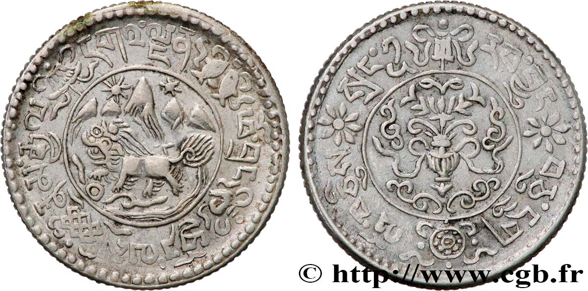 TIBET 1 1/2 Srang BE 16-12 (1938) Tapchi TTB 