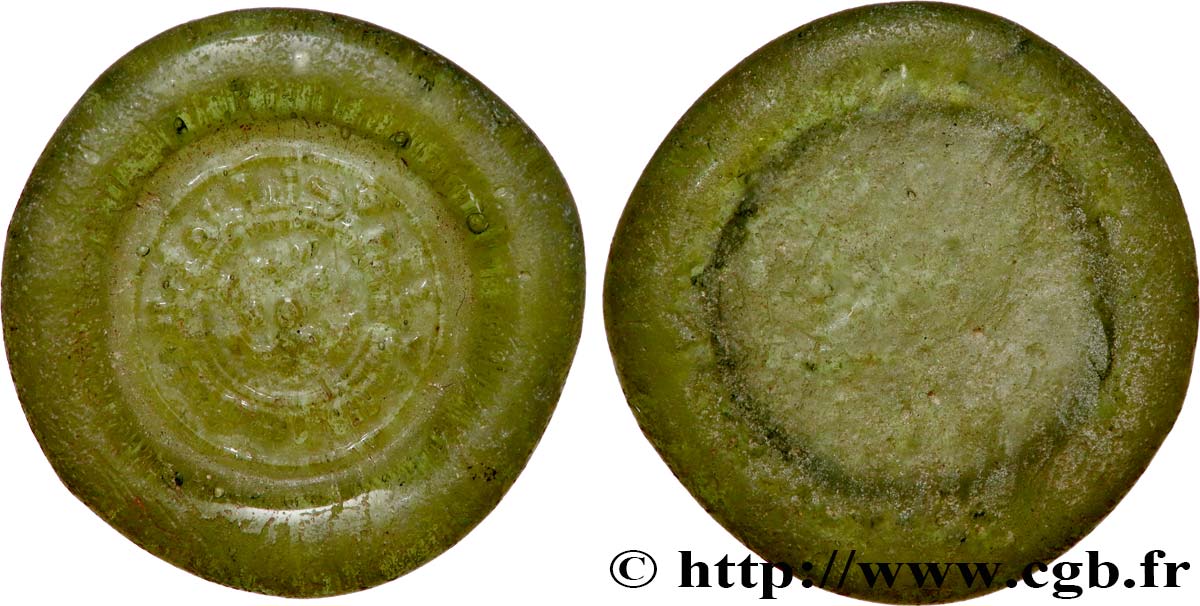 FATIMIDES - AL-MOUSTANSIR Poids d’un double dirham XIe s.  TTB+ 