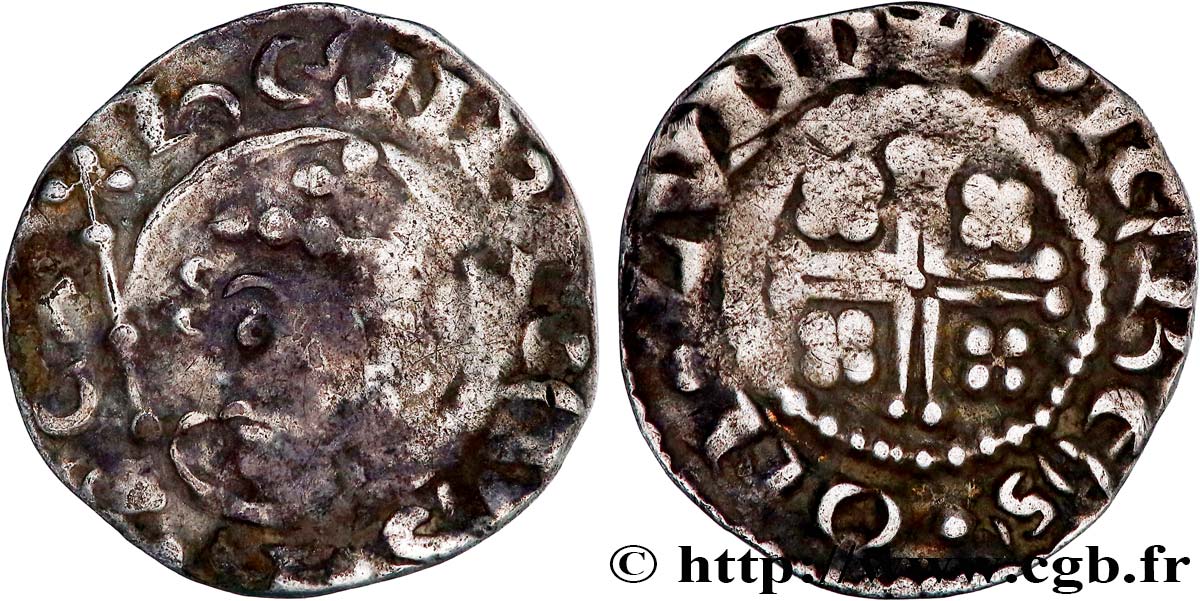 ANGLETERRE - HENRY II PLANTAGENÊT Penny dit “short cross” n.d. Londres BC/BC+ 