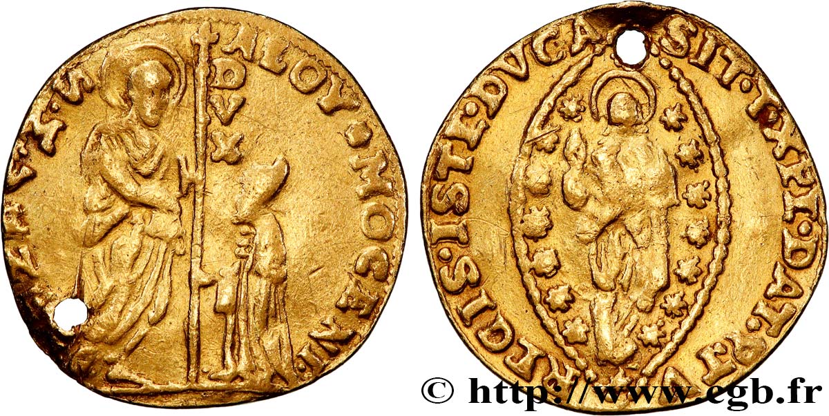 ITALIE - VENISE - ALVISE II MOCENIGO (110e doge) Zecchino (Sequin) n.d. Venise TB+ 