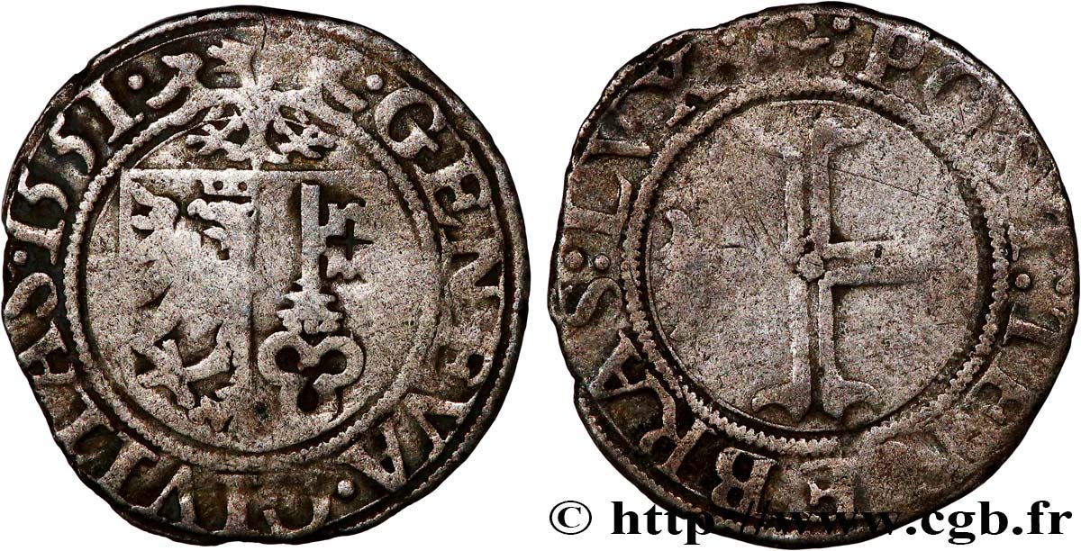 SWITZERLAND - REPUBLIC OF GENEVA Sol 1551 Genève VF 