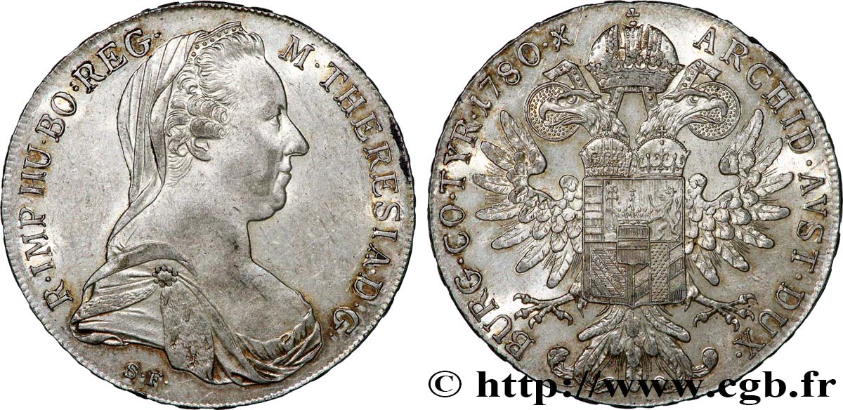 Thaler Autriche 1780 Marie-Thérèse Argent - Refrappe Moderne - Monnaie Collection
