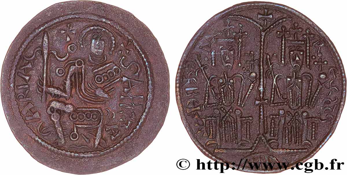 UNGARN - KÖNIGREICH DES UNGARN - BELA III Follis c. 1173-1196 Buda VZ 