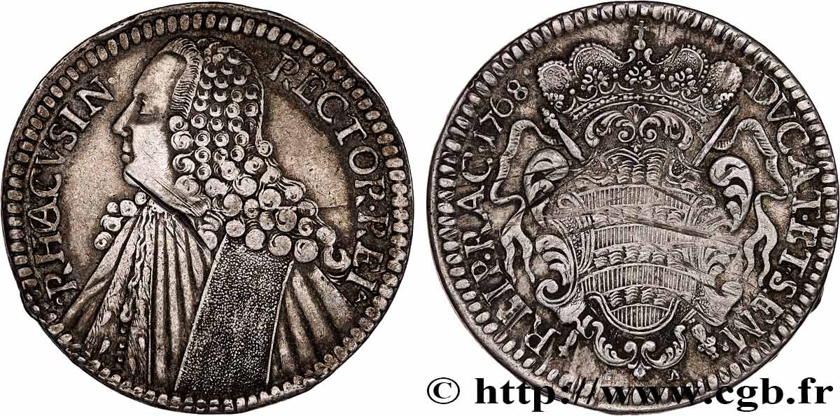 DALMATIE - RÉPUBLIQUE DE RAGUSE Tallero (Thaler) rectoral neuf 1768 Raguse TTB 