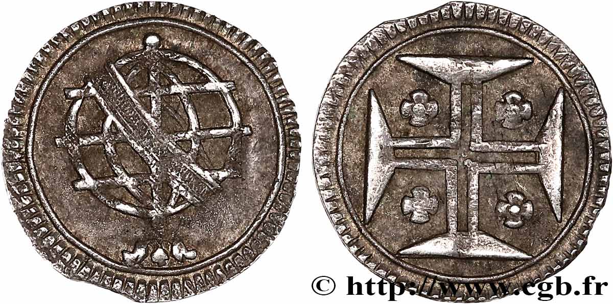 PORTUGAL - ROYAUME DU PORTUGAL - JOSEPH Ier Vintem (20 Reis) n.d. Lisbonne TTB 