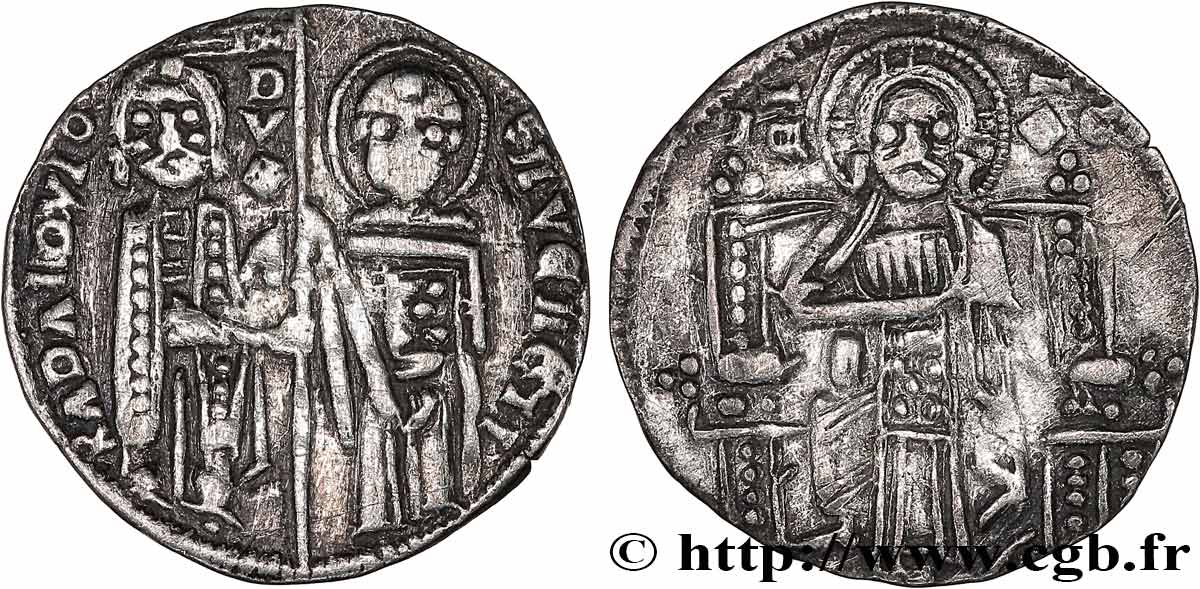 ITALIE - VENISE - FRANCESCO DANDOLO (52e doge) Grosso ou matapan n.d. Venise TB+ 