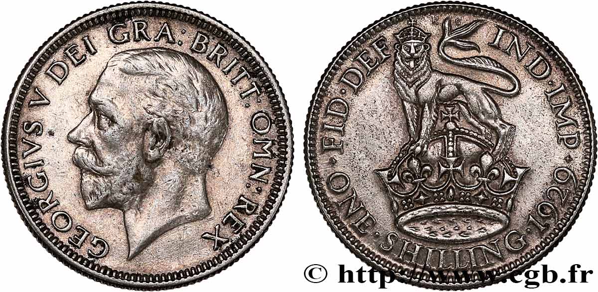 ROYAUME-UNI 1 Shilling Georges V 1933  TTB+ 