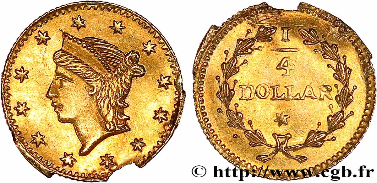 ÉTATS-UNIS D AMÉRIQUE 1/4 Dollar  n.d.  SUP 