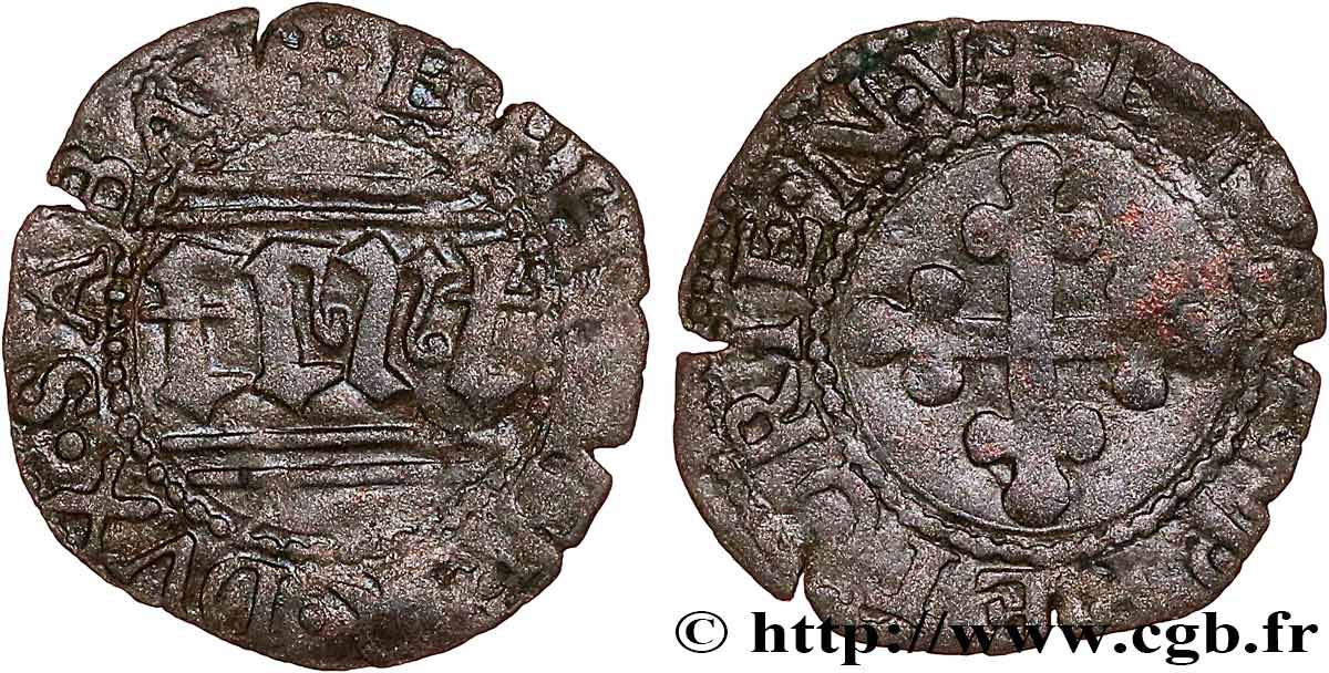 DUCHY OF SAVOIE - EMMANUEL-PHILIBERT Quart de gros, 2e type n.d. Aoste VF 