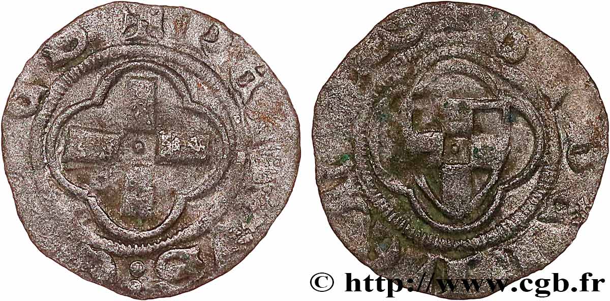 SUISSE - COMTÉ DE GENÈVE - PIERRE Denier n.d. Annecy VF 