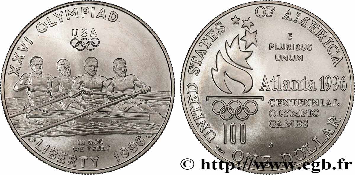 Médaille Argent JO Atlanta 1996 – Football / Soccer – Jeux Olympiques USA Original