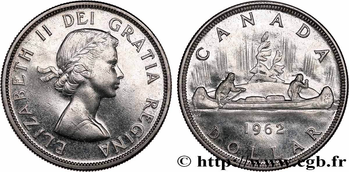 CANADA 1 Dollar Elisabeth II 1962  AU 
