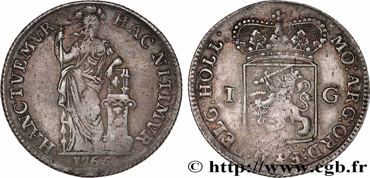 PROVINCES-UNIES - GUELDRE 1 Gulden 1765  q.BB 