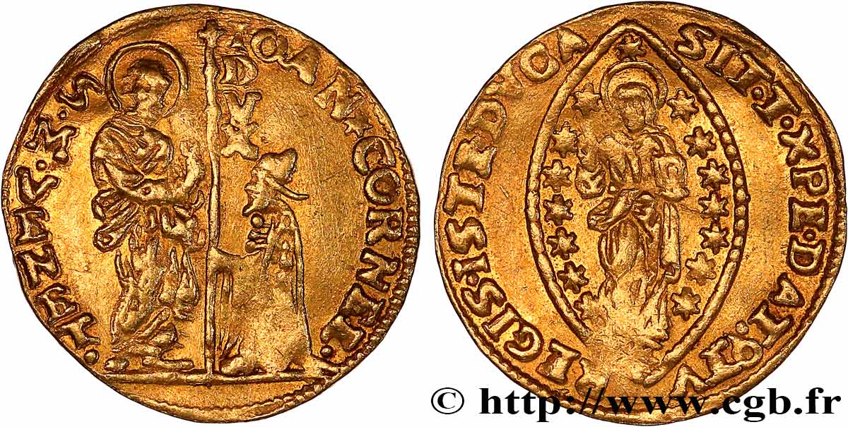 ITALIE - VENISE - GIOVANNI II CORNER (111e doge) Zecchino (Sequin) n.d. Venise TTB+ 