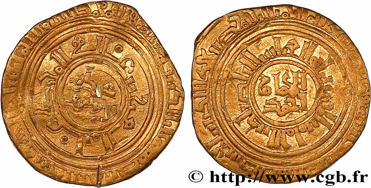 ÉGYPTE ET SYRIE - DYNASTIE AYYOUBIDES - UTHMAN IBN YUSUF Dinar d’or n.d. Le Caire TTB 