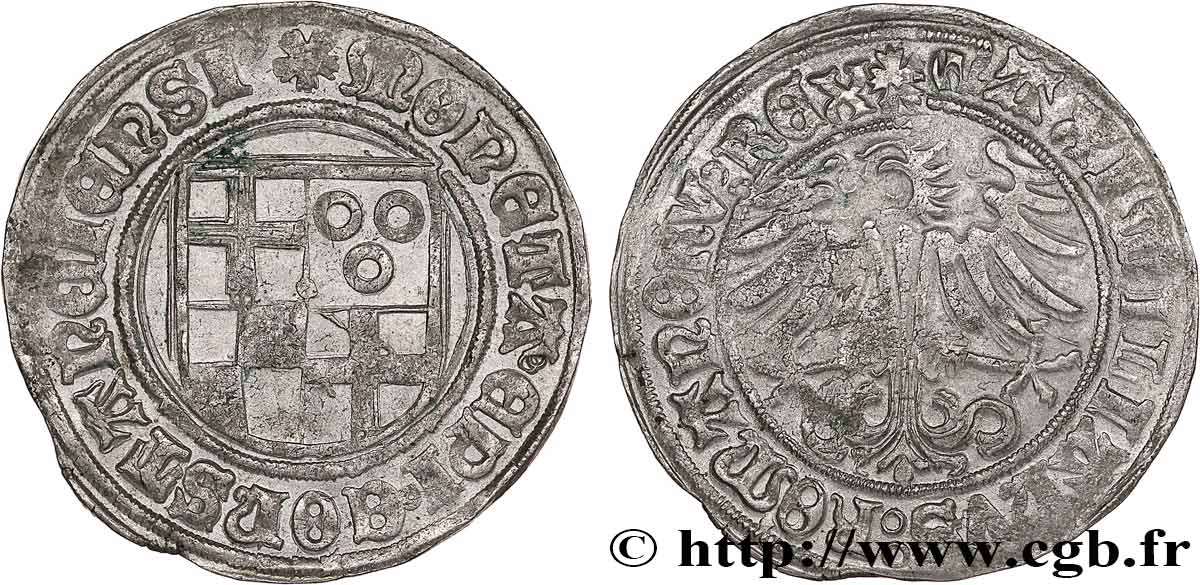 GERMANIA - PRINCIPATO VESCOVILE DI COSTANZA - HUGO VON HOHENLANDENBERG 1 Batzen ND  BB 