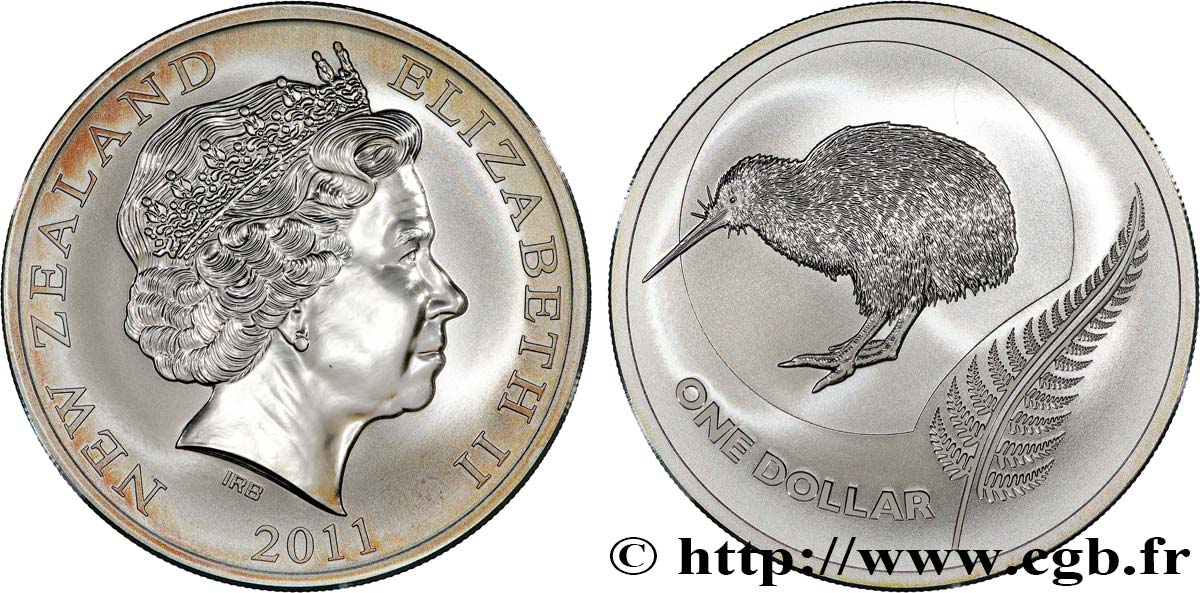 NUOVA ZELANDA
 1 Dollar Proof Kiwi 2011 Mayer Mint MS 