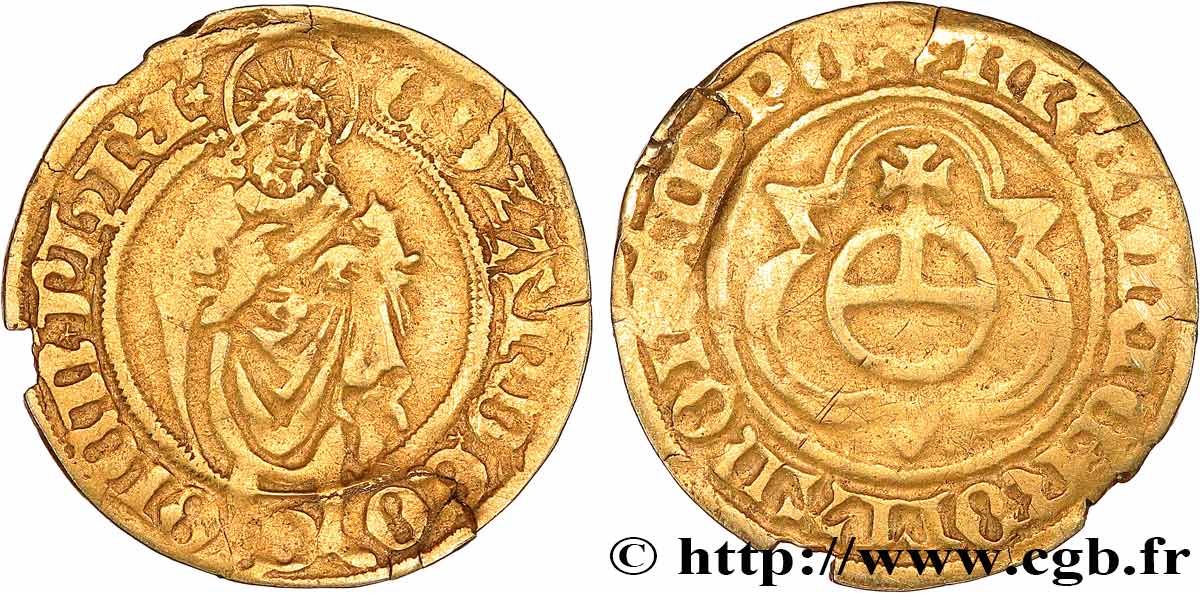 ALLEMAGNE - FRISE ORIENTALE 1 Gulden Edzard II n.d.  TTB 