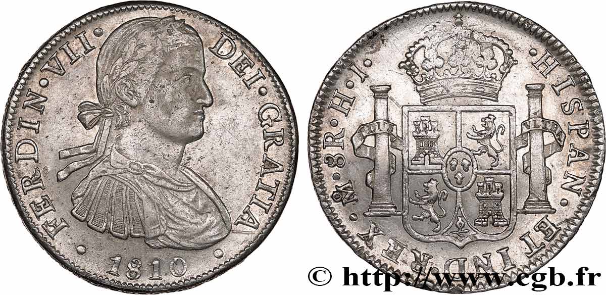 MESSICO - FERDINANDO VII 8 Reales  1810 Mexico BB 