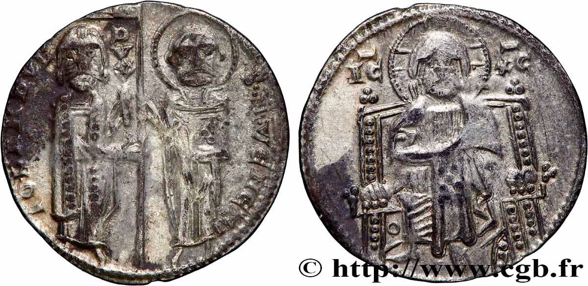 ITALIE - VENISE - GIOVANNI DANDOLO (48e doge) Grosso ou matapan n.d. Venise TTB 